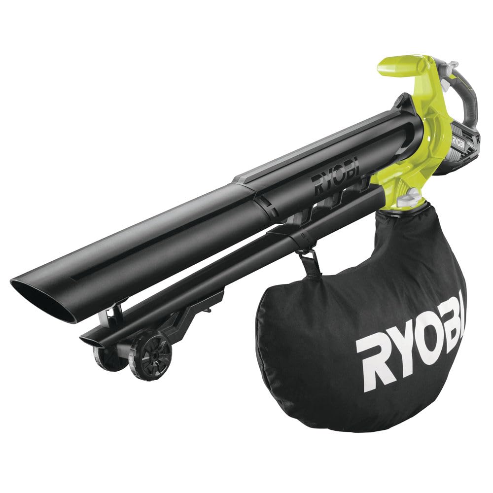 RYOBI Souffleur sans Fil 18V One+ OBL1820S – Vitesse 245km/h, Léger, Compact, Feuille seche et débris léger, Idéal pour Terrasse, Allées et Jardin – Batterie Non Incluse