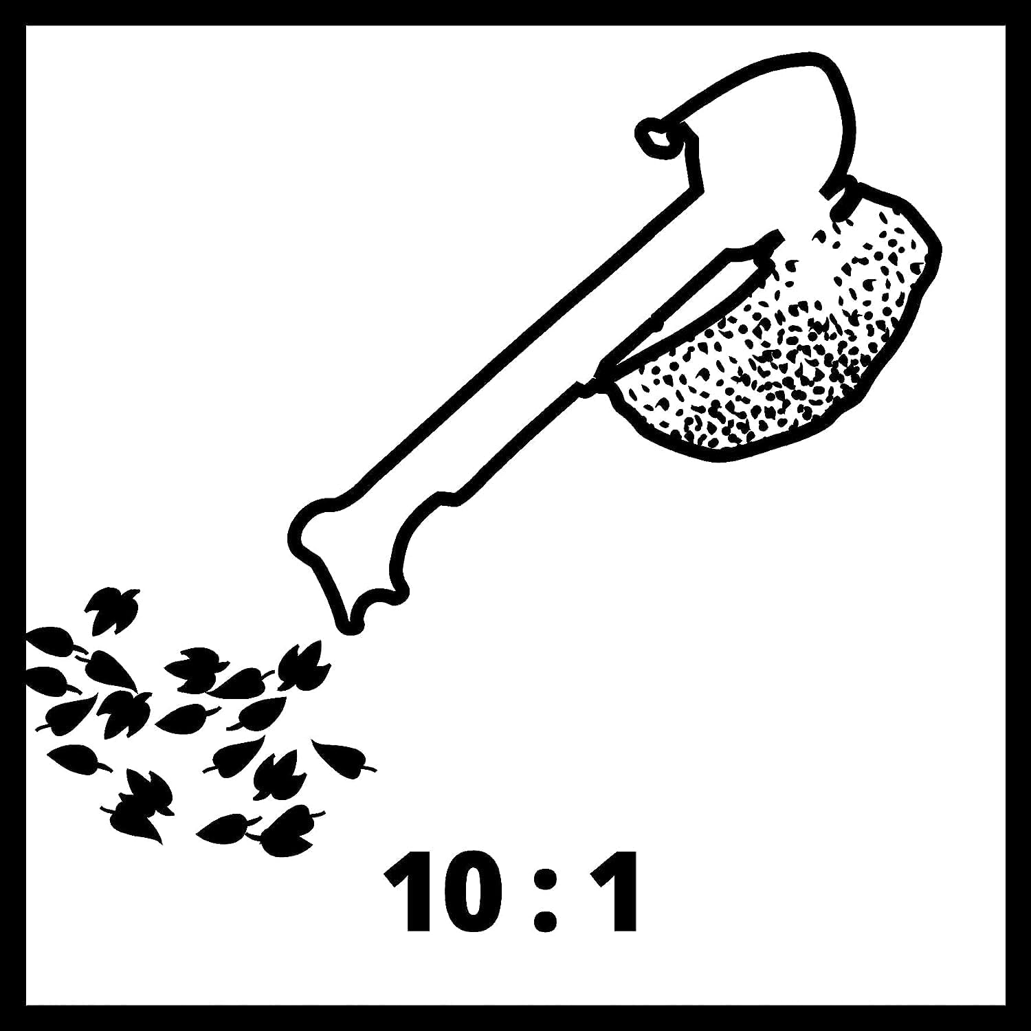 Einhell Aspirateur-souffleur de feuilles GC-EL 3024 E (tube Ø 75 mm, puissance d’aspiration 650 m³/h, fonction broyage (10:1), vitesse de soufflage 240 km/h, 40 L)