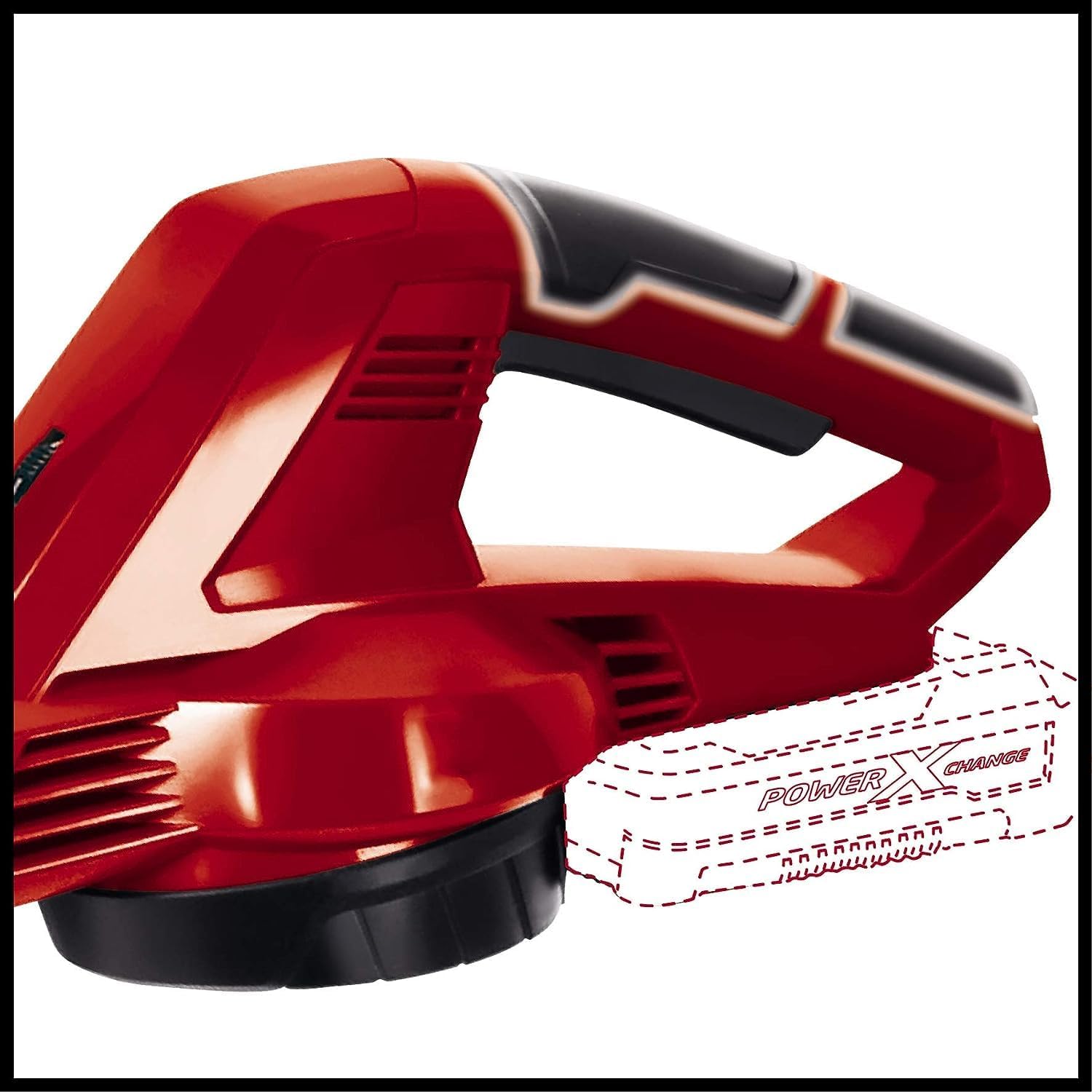 Einhell Souffleur sans fil GE-CL 18 Li E - Solo Power X-Change (18 V, Vitesse du souffle d'air 210 km/h, Poignée ergonomique Softgrip) Livré sans Batterie ni Chargeur