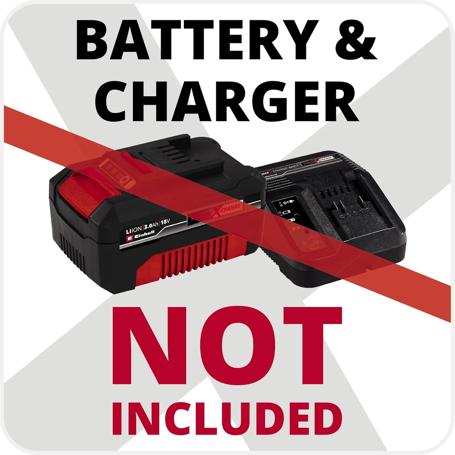 Einhell Souffleur sans fil GE-CL 18 Li E - Solo Power X-Change (18 V, Vitesse du souffle d'air 210 km/h, Poignée ergonomique Softgrip) Livré sans Batterie ni Chargeur