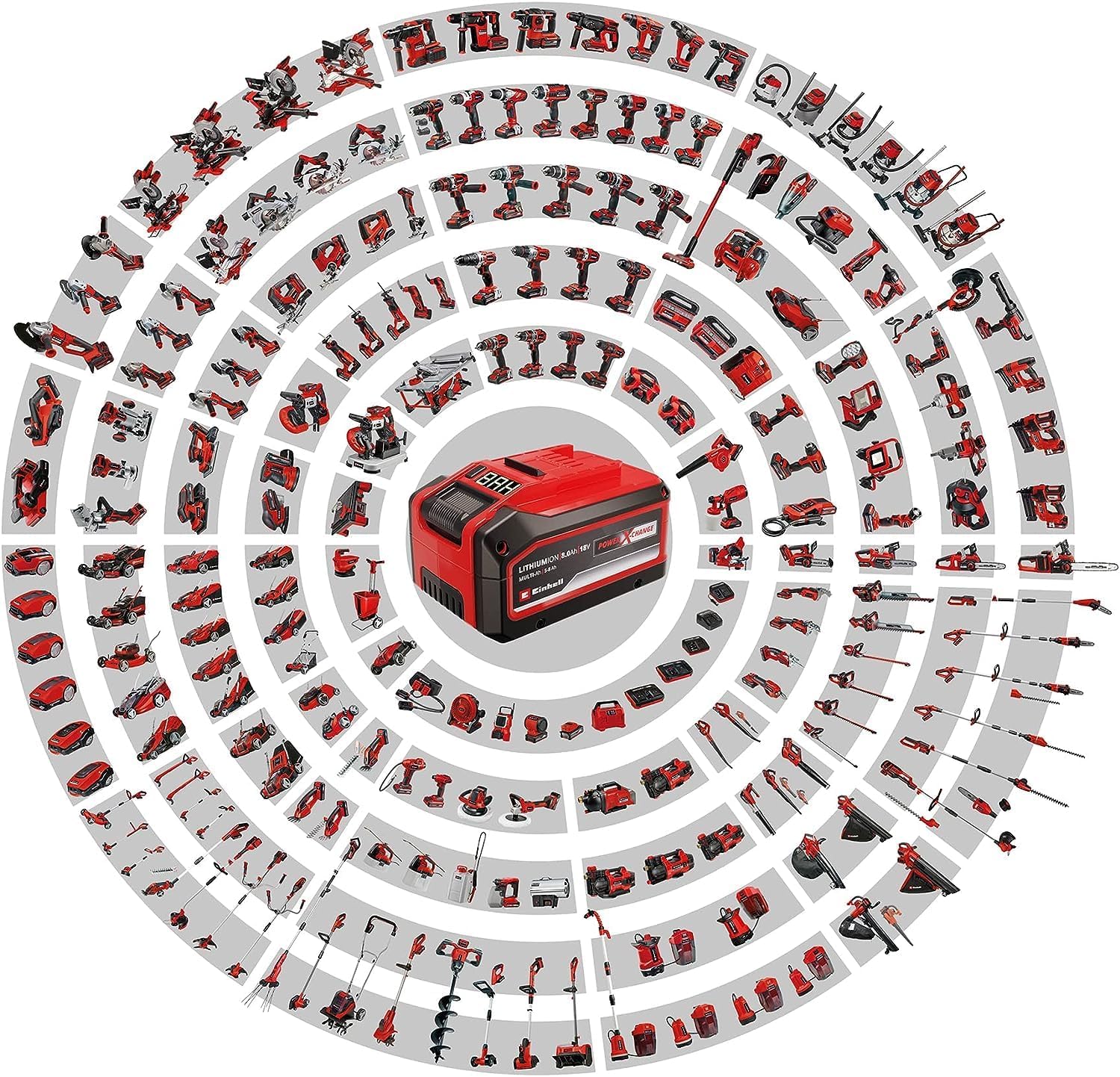 Einhell Souffleur sans fil GE-CL 18 Li E - Solo Power X-Change (18 V, Vitesse du souffle d'air 210 km/h, Poignée ergonomique Softgrip) Livré sans Batterie ni Chargeur