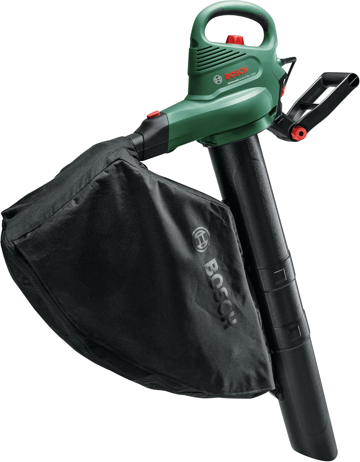Bosch Aspirateur/Souffleur/Broyeur de Feuilles - UniversalGardenTidy 2300 (2 300 W, Sac de Collecte de 45 L, Vitesse Variable, pour souffler, Aspirer et broyer Les Feuilles)